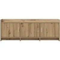 vidaXL TV-meubels, 130 x 33 x 47 cm, artisan-eikenhout, houtvezel