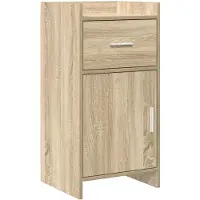 vidaXL Dressoir Sonoma Eiken 40 x 36 x 80 cm Bewerkt hout