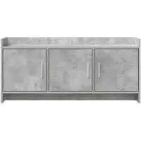 vidaXL TV Kast 102 x 33 x 47 cm Betongrijs Bewerkt hout