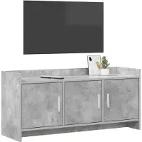 vidaXL TV Kast 102 x 33 x 47 cm Betongrijs Bewerkt hout