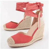 Montevita Espadrilles Met Een Sleehak Balenci8 Oranje