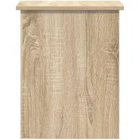 vidaXL Opbergkist met opslag Sonoma Eiken 40 x 40 x 50 cm Bewerkt hout