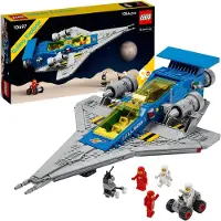 LEGO 10497 Icons: Ruimtevaartuig, model van een ruimteschip ter gelegenheid van het 90-jarig jubileum, collector's edition, ruimteset met astronautenfiguren, cadeau-idee