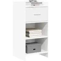 vidaXL Dressoir Wit 40 x 36 x 80 cm Bewerkt hout