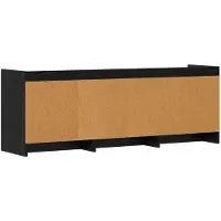 vidaXL TV Kast 130 x 33 x 47 cm Zwart eiken Bewerkt hout