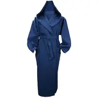 Artg Dames/Dames Robezz Wafel ochtendjas met capuchon (Franse marine)