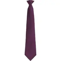 Premier Colours Orginals Fashion Clip-On Stropdas (Paars)