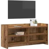 vidaXL TV Kast 100 x 33 x 47 cm Oud hout Bewerkt hout