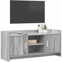vidaXL TV Kast 102 x 33 x 47 cm Grijs Sonoma Bewerkt hout