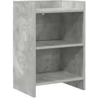 vidaXL Nachttafels Betongrijs 40 x 30 x 60 cm Bewerkt hout