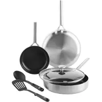 Blue Diamond Triple Steel Pannenset | 6-delig | PFAS-vrij