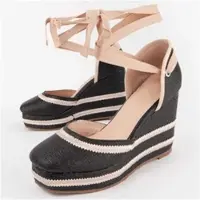 Montevita Espadrilles Met Een Sleehak Balenci11 Zwart