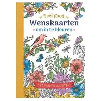 Deltas Wenskaarten om in te kleuren - Feel good Kleurboek