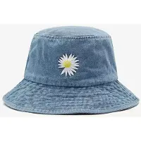 VHV - Zonnehoed Dames - Tweezijdig Draagbaar Vissershoedje van 100% Katoen - Kreukvrij Opvouwbare Bucket Hat Dames met Brede Rand - Trendy Strandhoed voor Reizen, Wandelen en Festivals
