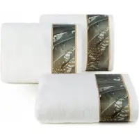 Eurofirany Luxe Katoenen Handdoek EVA 70x140 cm Wit 500 GSM