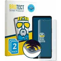 BROTECT - Screenprotector voor Sony Xperia 1 VIII - Folie Beschermfolie matte volledig dekking 2 Stuks