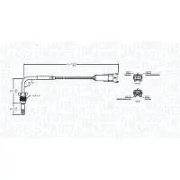 MAGNETI MARELLI 172000059010 Sensor, uitlaatgastemperatuur