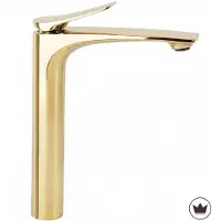 REA - Wastafelkraan Premium Vision Gold High - 21,2 x 4,2 x 26,5 cm
