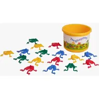 Viking Toys - Froghoppers - Kikkerspel - 16 Kleurrijke kikkers