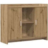vidaXL Dressoir, 98,5 x 33 x 80 cm, spaanplaat