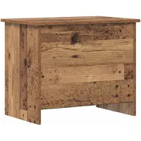 vidaXL Opbergkist met opslag Oud hout 60 x 40 x 50 cm Bewerkt hout