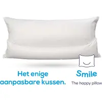 Smile Pillow – Orthopedisch en Ergonomisch Hoofdkussen met Verstelbare Nekrol – Geschikt voor Buik-, Zij- en Rugslapers