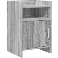 vidaXL Nachttafels Grijs Sonoma 40 x 36 x 60 cm Bewerkt hout