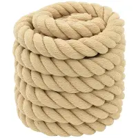 vidaXL Boottouw 4 mm 5 m Naturel