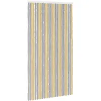 vidaXL Insecten Gordijn Chenille Grijs en Beige 118 x 220 cm 100% PP