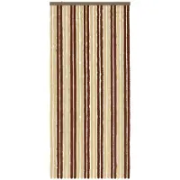 vidaXL Insecten Gordijn Chenille Bruin en Beige 100 x 220 cm 100% PP