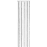 vidaXL Insecten Gordijn Chenille Lichtgrijs en wit 56 x 200 cm 100% PP