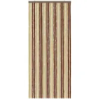 vidaXL Insecten Gordijn Chenille Bruin en Beige 100 x 230 cm 100% PP
