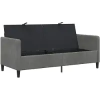 vidaXL Sofa met Opbergruimte Donkergrijs 172 x 78 x 87 cm Polyester