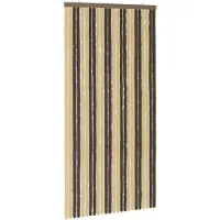 vidaXL Insecten Gordijn Chenille Donkerbruin en Beige 100 x 200 cm