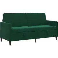 vidaXL Sofa met Opbergruimte Donkergroen 172 x 78 x 87 cm Polyester