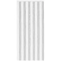 vidaXL Insecten Gordijn Chenille Lichtgrijs en wit 100 x 220 cm