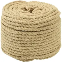vidaXL Boottouw 8 mm 500 m Naturel