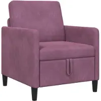 vidaXL Sofa met Opbergruimte Paars 72 x 78 x 87 cm Polyester