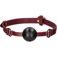 Ouch! Ouch Halo - Ballgag met gaten - Burgundy