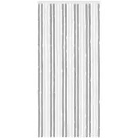 vidaXL Insecten Gordijn Chenille Grijs en wit 90 x 200 cm 100% PP