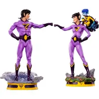 DC Comics Wonder Twins Exclusive Art Scale Set Of 2s Figure Blauw