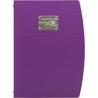 Securit Menukaart | Menukaart map A4 Rio bestekmotief -violet