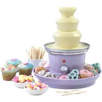 TIM. TIM Chocoladefontein-Chocoladefontein-Chocoladedruppels-Paars-‎26cmx26cmx28cm