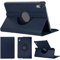 Ntech Hoes Geschikt voor Samsung Galaxy S11– 360° draaibaar tablethoes Donker Blauw - Tablet Hoes Draaibaar Cover Case
