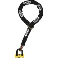 ABUS Motorslot Kettingslot-schijfremslot-combinatie - GRANIT Power XS 67 12KS Black Loop - Security level 16 - ART-4 geel - 120 cm - geschikt voor motoren