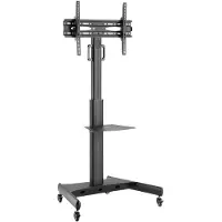 Techly ICA-TR35 Mobiele TV Stand 32-65" tot 35kg verstelbare AV-plank