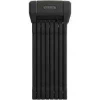 ABUS vouwslot BORDO 6200K SH - Flexibel fietsslot met bevestigingsbeugel - Het slotlichaam kan 360 graden worden gedraaid - Veiligheid dankzij gehard staal en de XPlus cilinder - 127 cm, zwart