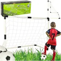 Ikonka Voetbaldoel voor Kinderen - 95x48x70 cm - Oefen en Train