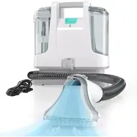 TIM. Stoomreinigerbank - Stoomreiniger - Stoomreinigermeubels - 400W - 1100ml - Draagbaar - Wit/Grijs - ‎15cm x 29cm x 27cm
