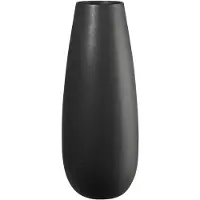 Asa selection Vaas Ease Black Iron, decoratieve vaas, aardewerk, matzwart, 60 cm, 92032174